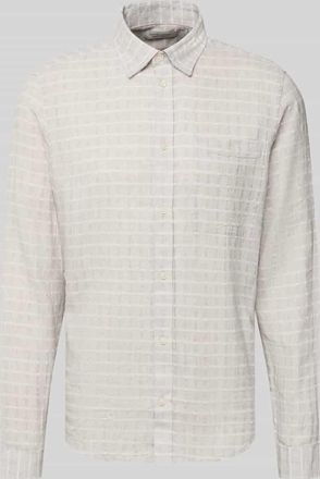 Casual Friday Casual Friday Regular Fit Freizeithemd mit Leinen-Anteil Modell HANSSON in Hellgrau Melange, Gr&ouml;&szlig;e 3XL