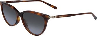 Ferragamo SF 2870S 214 Mens Sunglasses Tortoiseshell Size 55