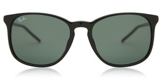 Ray-Ban RB4387F Asian Fit 901/71 Mens Sunglasses Black Size 55