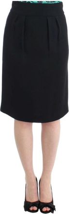 Roberto Cavalli Pencil Rok - Dames - Kokerrokken - Zwart - XS - Wol - Rokken