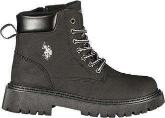U.S.Polo Association Black Polyurethane Womens Womens Boot