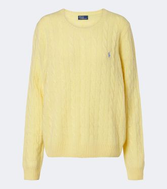 Polo Ralph Lauren Cable-knit wool and cashmere sweater