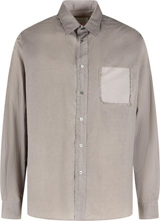Maison Margiela Memory Dark Beige Cotton Shirt