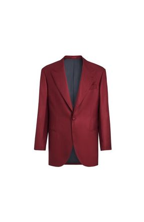Brunello Cucinelli Tuxedo jacket in Cherry at Nordstrom, Size 44 It