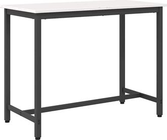 vidaXL Mesa 100 X 50 X 77 Cm Madera Ingenierizada Y Acero Vidaxl