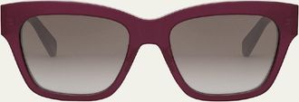 Celine Triomphe Square Acetate Sunglasses