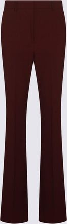 Sportmax Red Wool Febe Pants