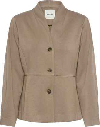 Soaked In Luxury Shirley Blazer - - Jackets - Donna - Beige - M