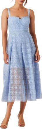 Astr Womens Tenna Dress In Light Blue