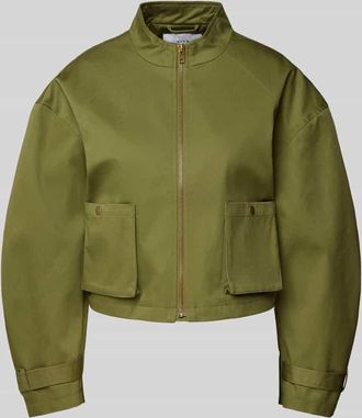 Vila Jacke mit aufgesetzten Taschen Modell CATCH in Oliv, Größe 34
