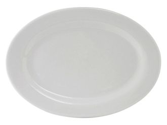 Tuxton Alaska Oval Platter 18x13, 4 Pieces