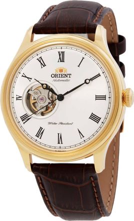 Orient Open Heart Automatic White Dial Mens Watch AG00002W