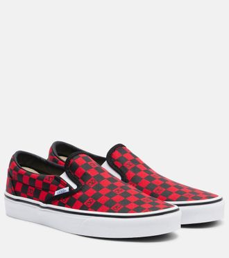 Valentino Garavani x Vans zapatillas slip-on a cuadros con VLogo