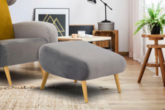 HOME AFFAIRE Polsterhocker »Ox« passend zum Sessel »Gox« und »Tox«