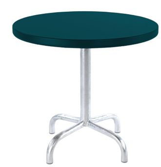 Schubiger M&ouml;bel Metall-Beistelltisch S&auml;ntis Rund