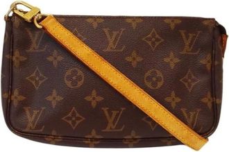 Louis Vuitton Pre-owned Pochette Schoudertas - Dames - Vintage Schoudertas - Bruin - ONE Size - Vintage