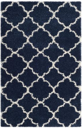 Safavieh Alfombra azul marino/marfil 122 x 183 cm