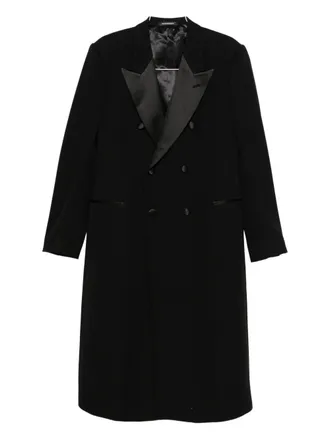 Emporio Armani Coats Blacks And Greys-Uomo
