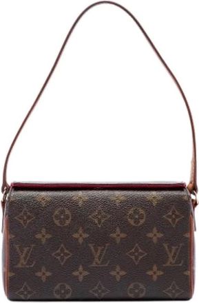 Louis Vuitton Pre-owned Recital Schoudertas - Dames - Pre-owned - Bruin - Maat: ONE Size Leer