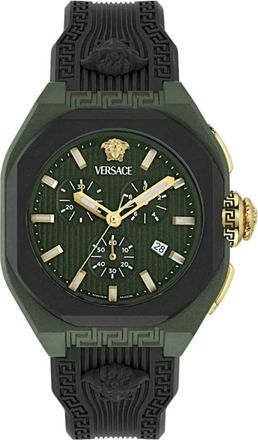Versace Accessoires, unisex, Groen, ONE Size, V-Legend Chronograph