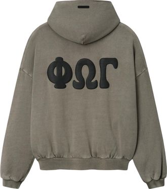 Fear of God 90s Zip-Up Hoodie Washed Seal RW00387-0145