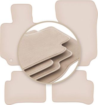 OEM Alfombrillas Beige Premium Para: Mercedes E W212 Berlina, Familiar, Coup&eacute; 2009-2016