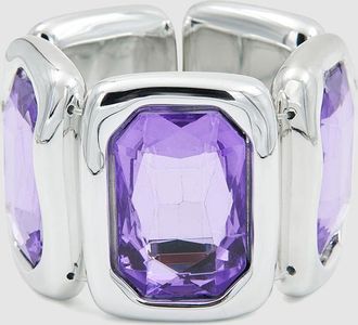 Essentiel Bracelet Jelpy Pourpre Argent