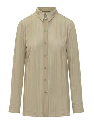 Stella McCartney Semi-Sheer Striped Shirt