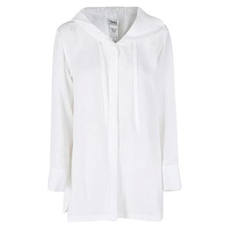 Max Mara Dames, Mantels, Wit, Maat: 2XS Linnen