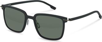 Rodenstock R3348 A150 Mens Sunglasses Black Size 55