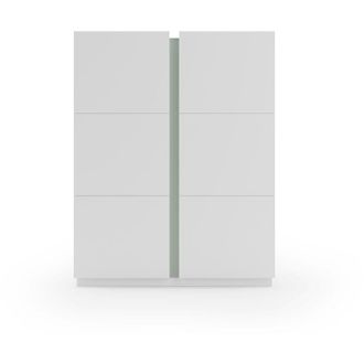 HERDASA Zapatero 517 de la colección NEW YORK, con dos puertas. Blanco-Verde