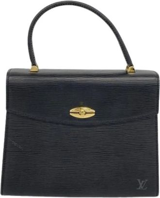 Louis Vuitton Pre-owned Handbags, female, Black, Size: ONE SIZE Pre-owned Malesherbes Epi Handbag