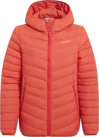 Craghoppers Womens/Ladies Compresslite IX Insulated Hooded Jacket (Grenadine) - Orange - Size 16 UK