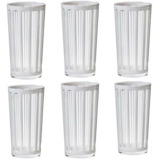 Tag Villa White Acrylic Tumbler Set of 6 BPA-Free Dishwasher Safe at Nordstrom