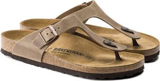 Birkenstock Womens Gizeh Oiled Leather Slide