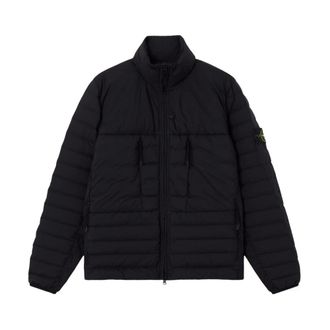 Stone Island Down Jackets, male, Black, M, S0183 Down Jacket