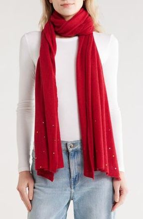 Portolano Cashmere Wrap Scarf in Ashton Red at Nordstrom Rack