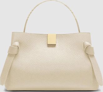 Yuzefi Sac Gyoza Mini Cuir Grain&eacute; Angora