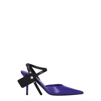 Off-white Sandali Donna Pelle Viola