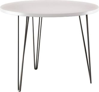 OEM Mesa Redonda Mika &Oslash;90 Cm Para Cocina, Sal&oacute;n, Comedor Blanco