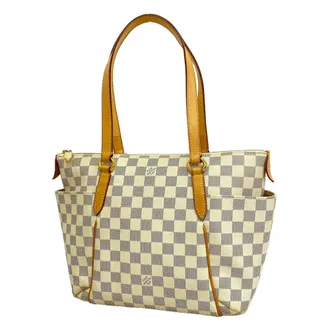 Louis Vuitton White Tote Bag (Pre-Owned)