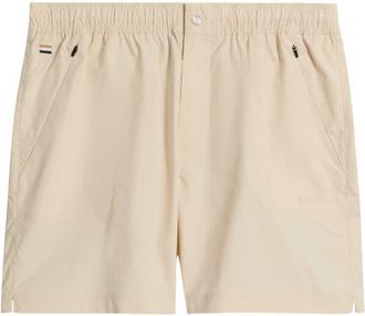 BOSS Flux Swim Trunks in Open White at Nordstrom, Size Xx-Large