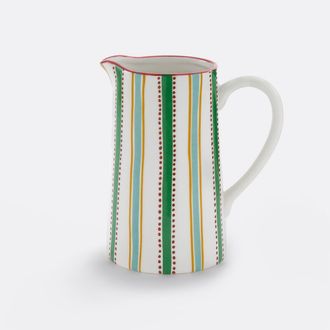 La Redoute Interieurs Karaf in aardewerk met lijnmotief, Dilba