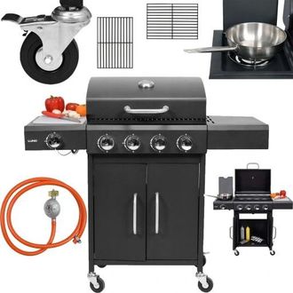 OEM Juego De Parrilla De Gas 2 En 1: &iexcl;perfecto Para Asar A La Parrilla