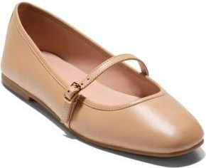Cole Haan Yelena Mary Jane Flat in Tuscan Sand Leather at Nordstrom Rack, Size 7.5