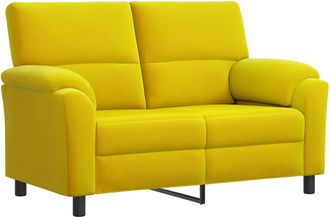 vidaXL Divano Giallo 154 X 85 X 93 Cm Velluto Vidaxl