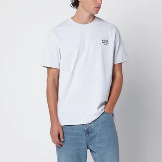 A.P.C. T-shirt Rue Madame grigia in cotone