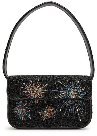 Staud Tommy Firework Beaded Shoulder bag - Black - One Size
