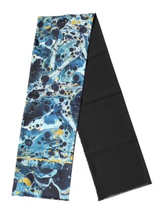 Dolce & Gabbana Mens Multicolor Marble Neck Wrap Foulard Scarf 01+pl+se+wo