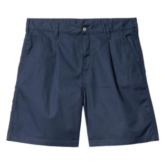 Carhartt Work in Progress Casual Shorts, male, Blue, W33, Cotton Bermuda Shorts